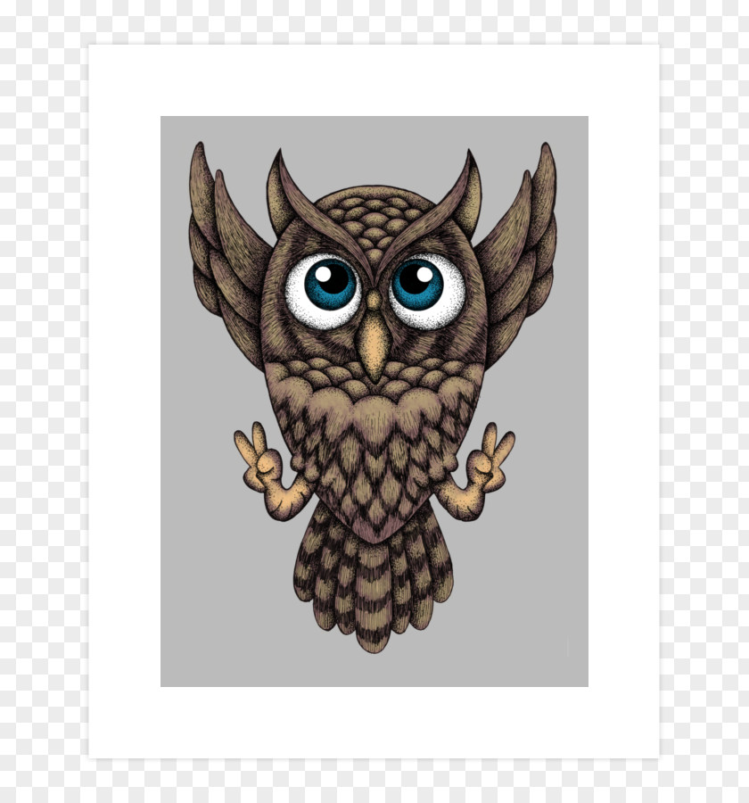 Owl T-shirt Mug Bird Gift PNG