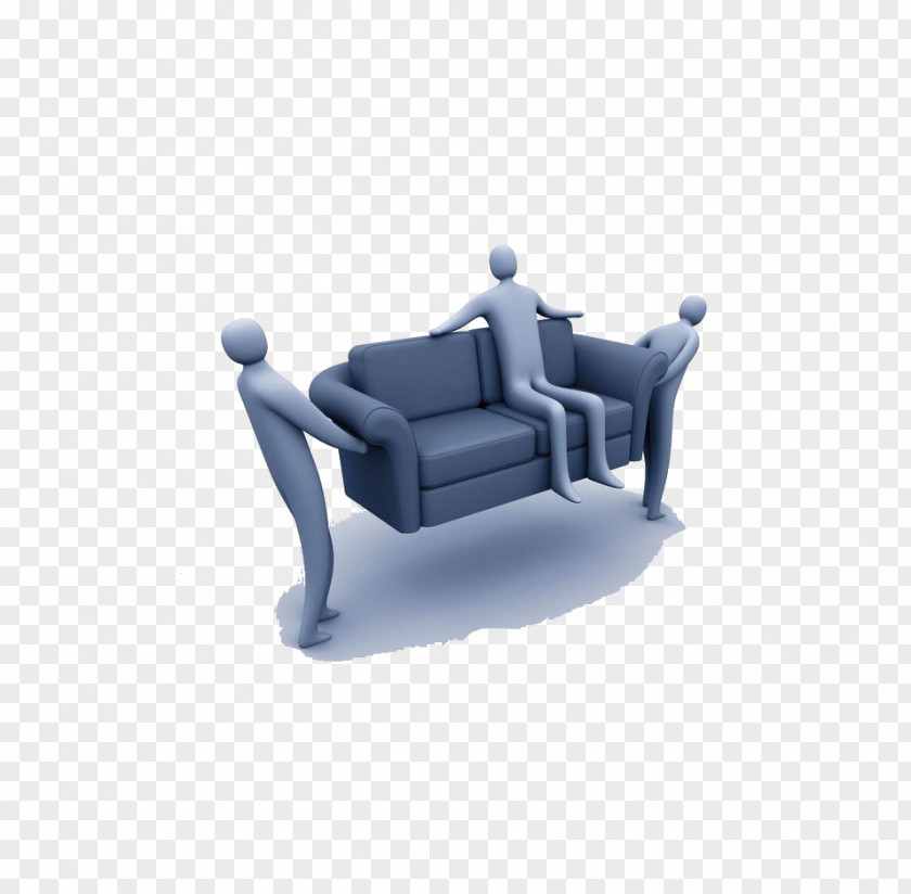 Character Lift The Sofa Couch Royalty-free Stock Photography Illustration PNG
