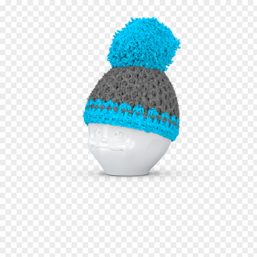 Egg Cups Turquoise Grey Cup Beanie PNG