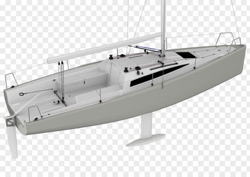 Mattresse Sapphire Sailing Scow Boat PNG