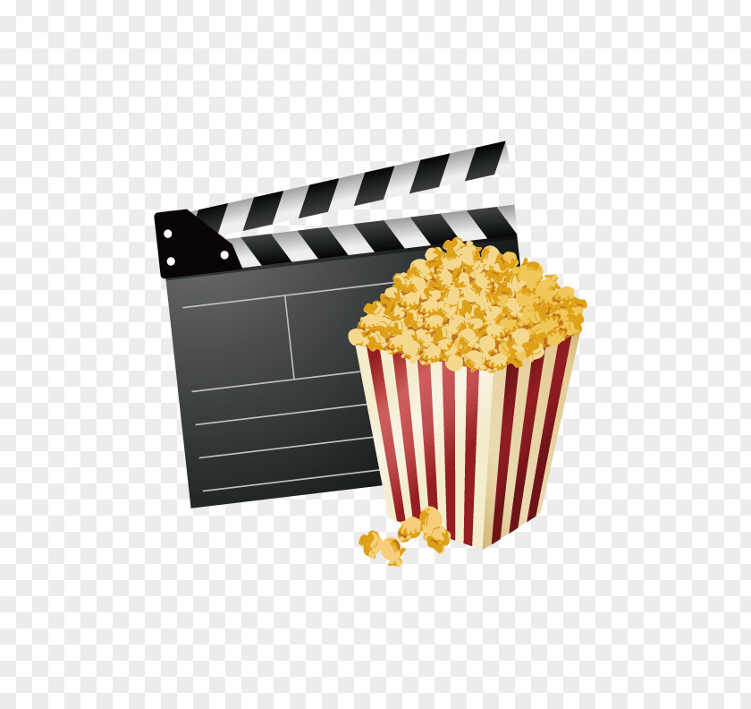 Movies And Popcorn Photographic Film PNG