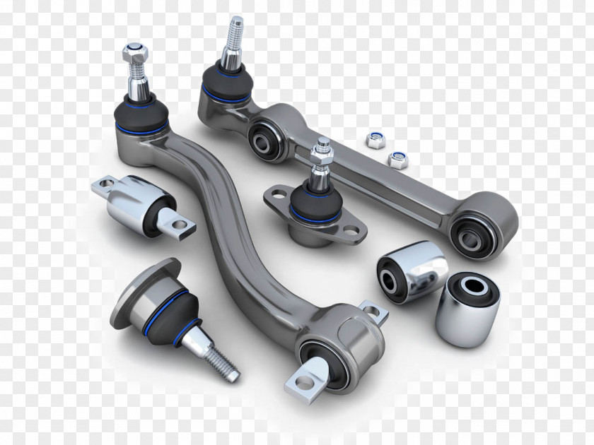 Automotive Engine Parts Car Ball Joint Suspension Control Arm Automobile Repair Shop PNG