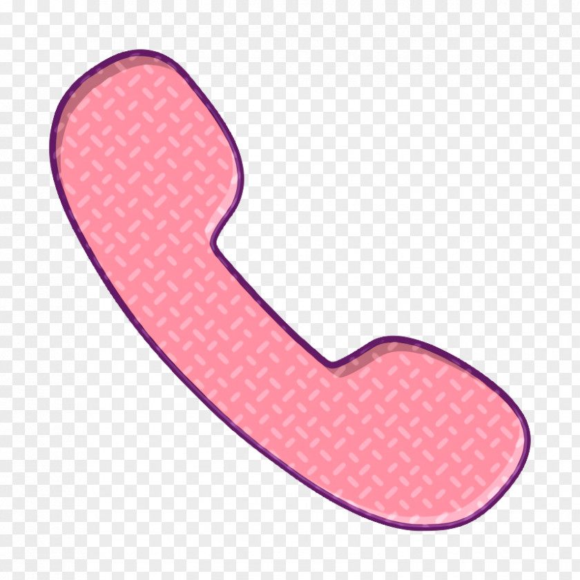 Heart Pink Telephone Icon PNG