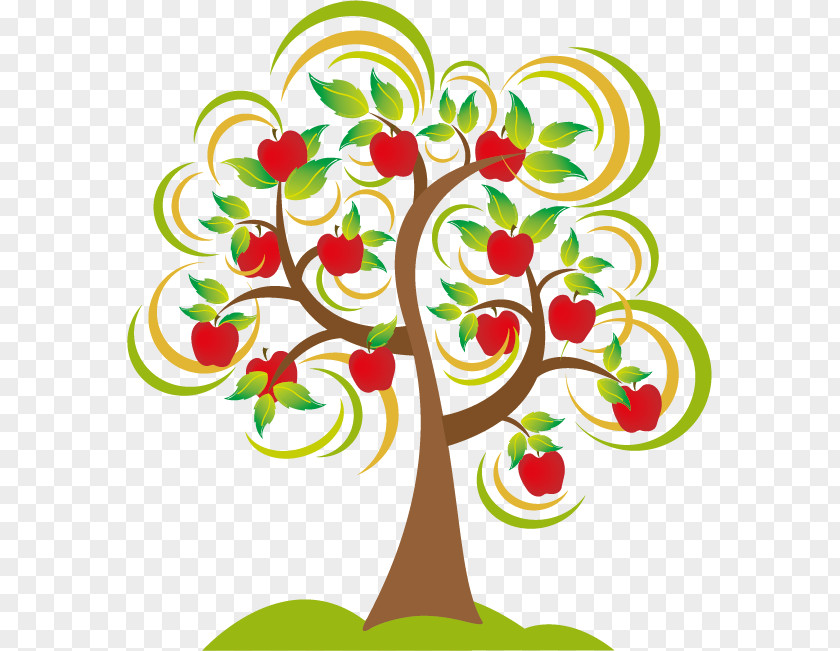Apple Tree Drawing Clip Art PNG
