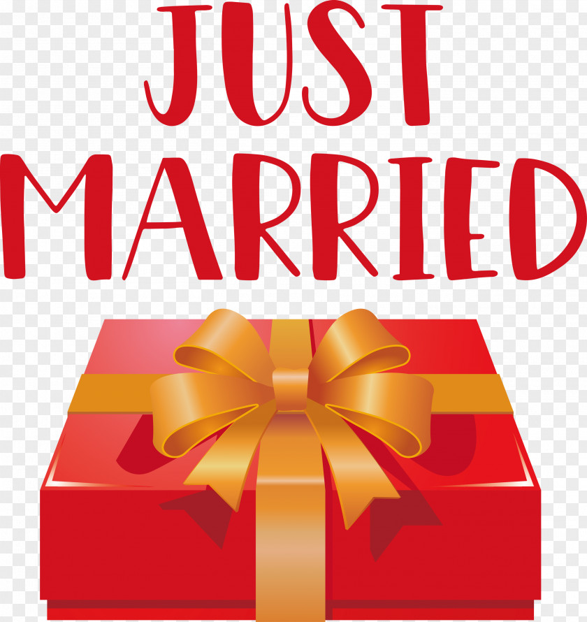 Just Married Wedding PNG