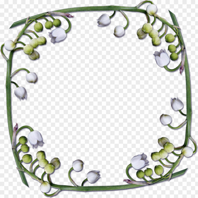 Lily Of The Valley Picture Frames Clip Art PNG