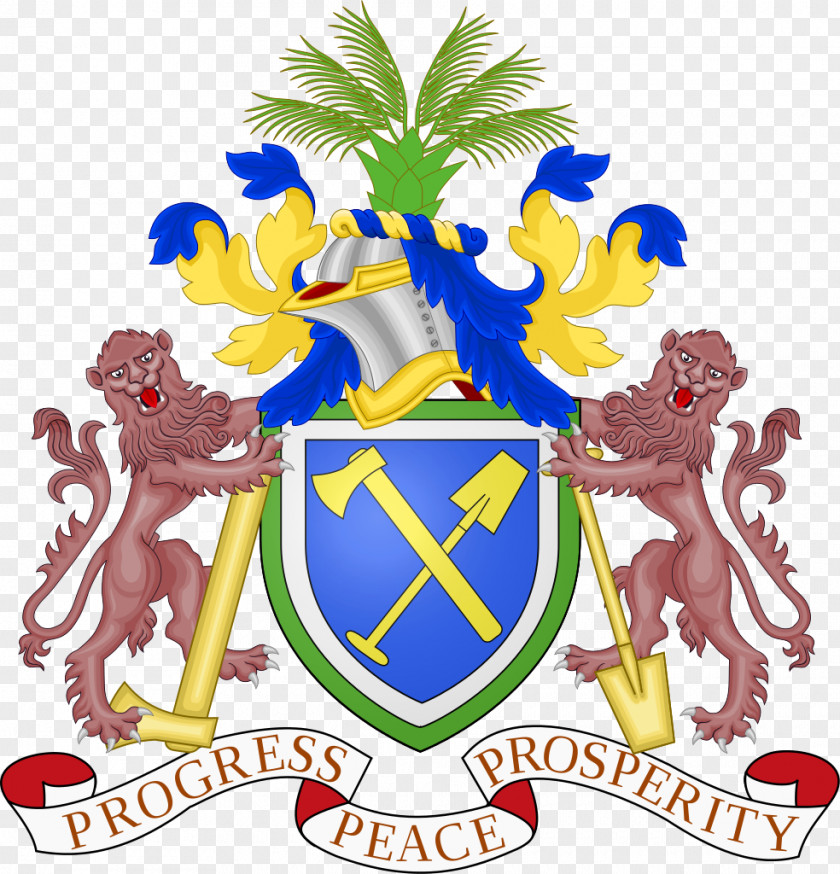 Recommended Coat Of Arms The Gambia Janjanbureh, Economic Development World Map PNG