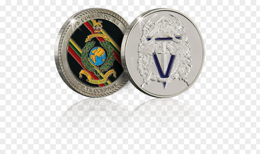 Silver Coin Challenge Military PNG