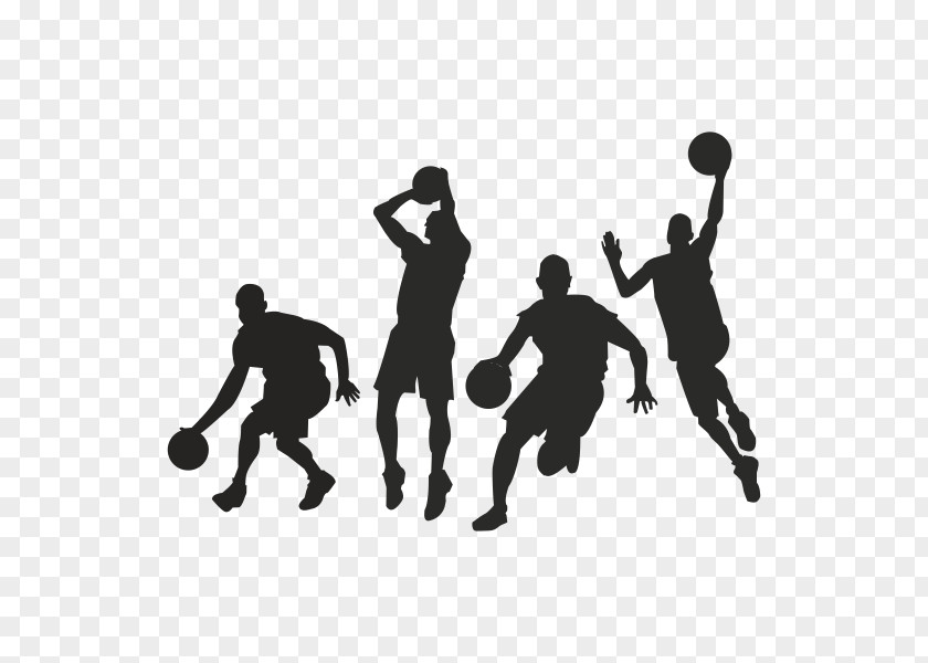 Basketball Athlete Wall Decal Sticker PNG