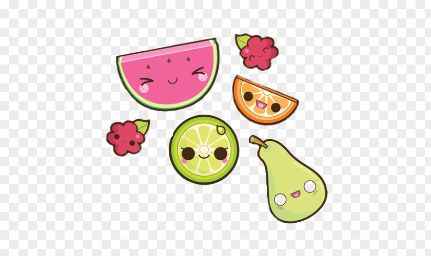 Drawing Fruit Kavaii Clip Art PNG