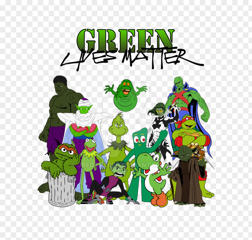 Oscar The Grouch Grover Kermit Frog Martian Manhunter PNG