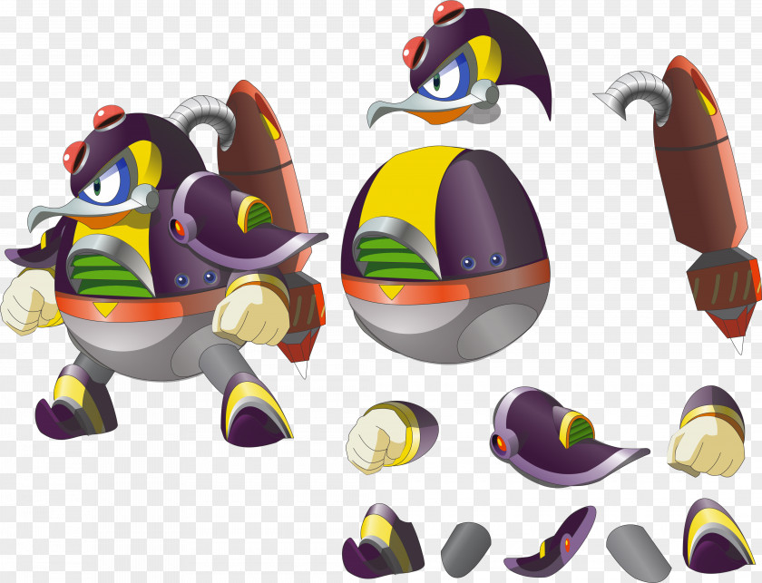 Penguin Mega Man X7 Sprite PNG