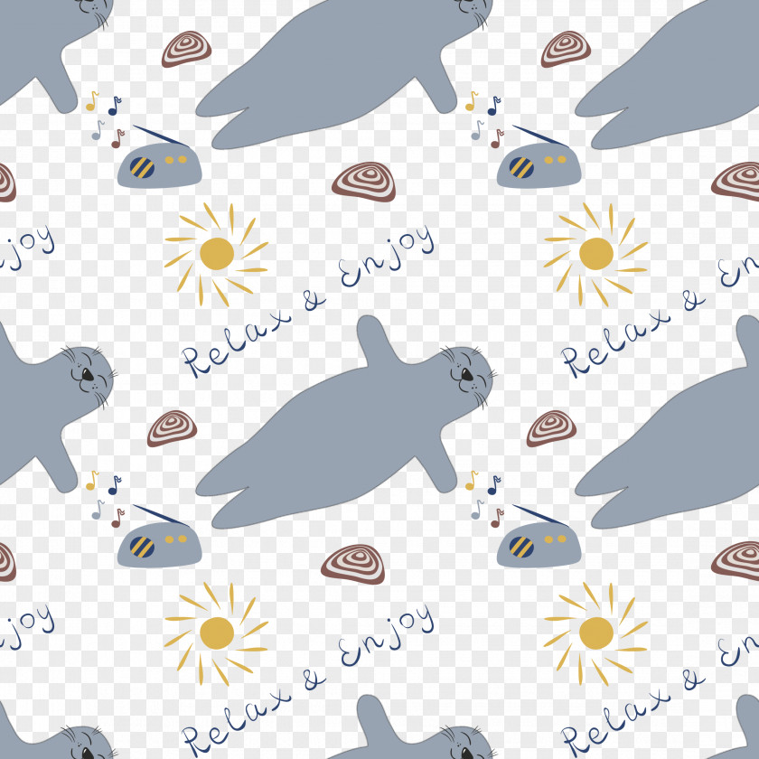 Seal Wallpaper Vector Earless Clip Art PNG