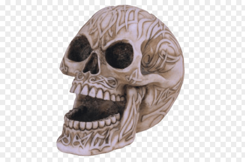 Skull Skeleton Figurine PNG