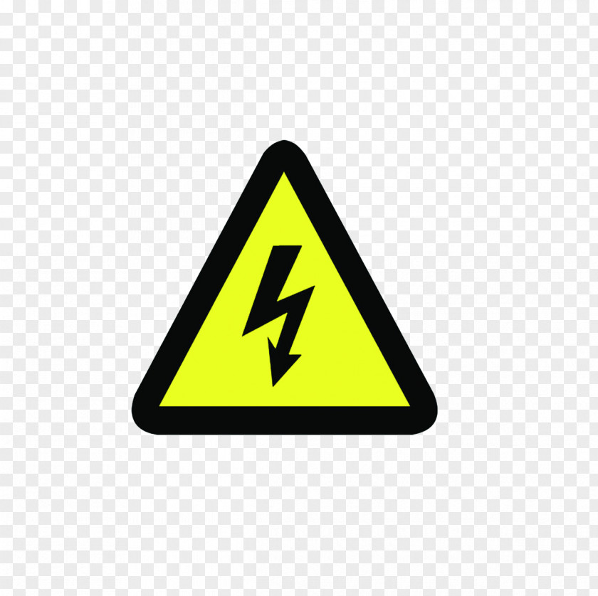 Triangle Commonly Used Electric Shock Tips Electricity Warning Sign Hazard Symbol PNG