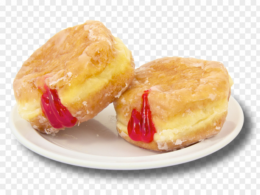 Breakfast Cake Donuts Custard Stuffing Cream Danish Pastry PNG