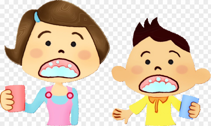 Cartoon Facial Expression Nose Cheek Child PNG