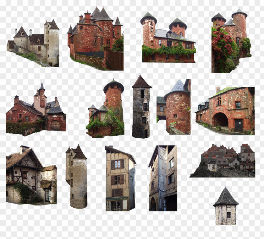 Europe Retro Medieval Castles Middle Ages Architecture Digital Art PNG