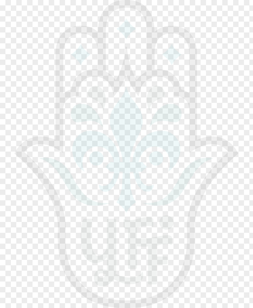 Hamsa Hand Line Font PNG