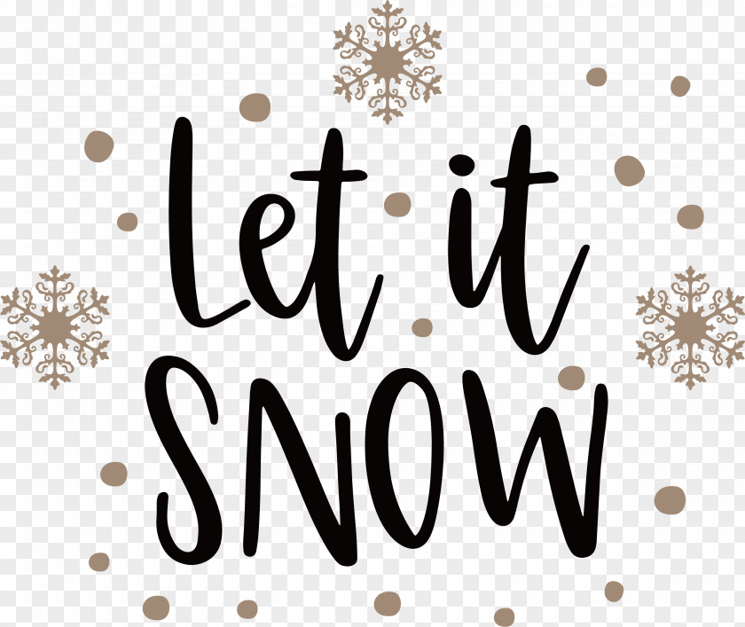 Let It Snow Winter PNG
