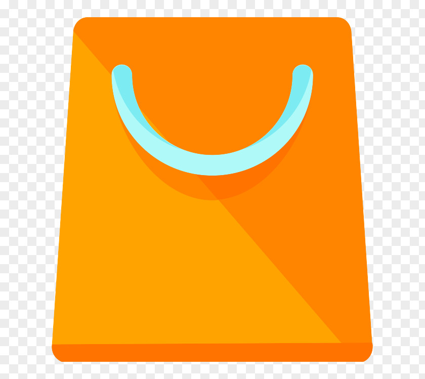 Orange Bag Cartoon Icon PNG