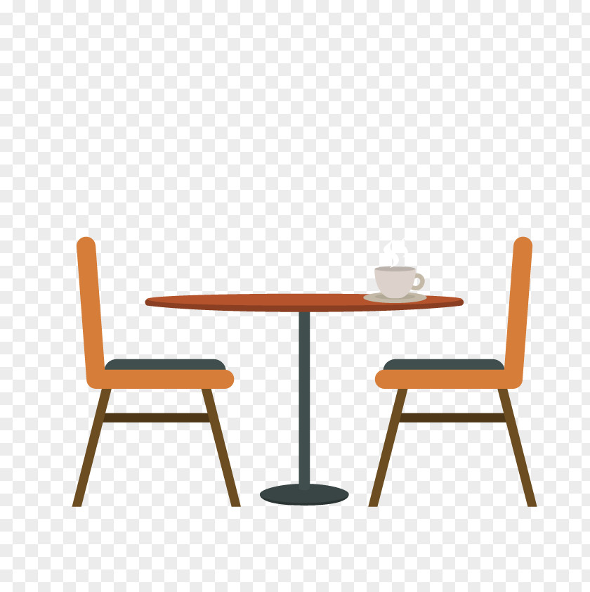 Vector Coffee Table Restaurant PNG