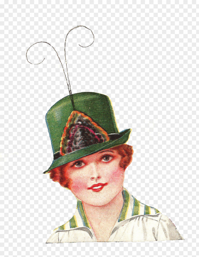 Vintage Pattern Hat Clothing Fashion Illustration Clip Art PNG