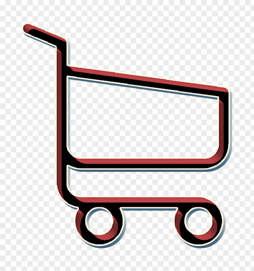 Auto Part Vehicle Shopping Cart Icon Background PNG
