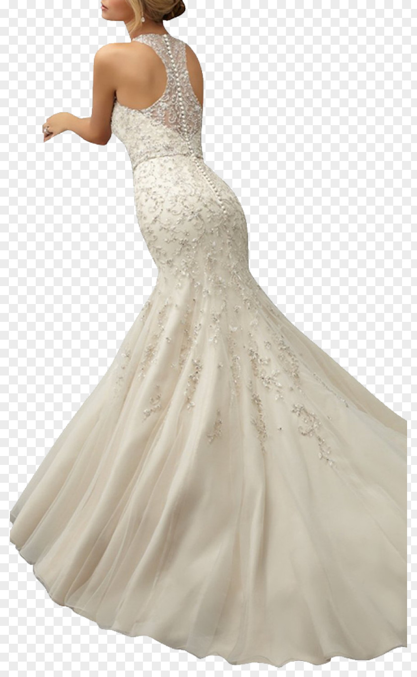 Dress Wedding Lace Sleeve Ball Gown PNG
