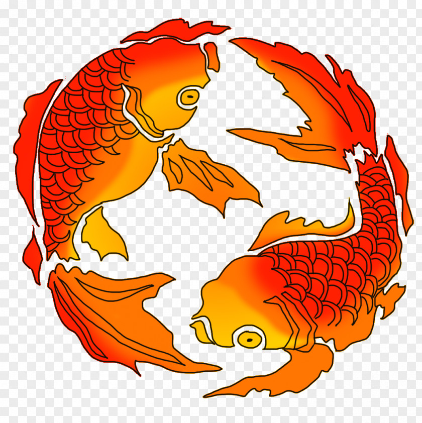 Koi Fish Drawing Clip Art PNG