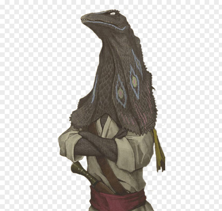 Lizardman Samurai Medieval Fantasy Lizard Man Of Scape Ore Swamp Dragon Character PNG