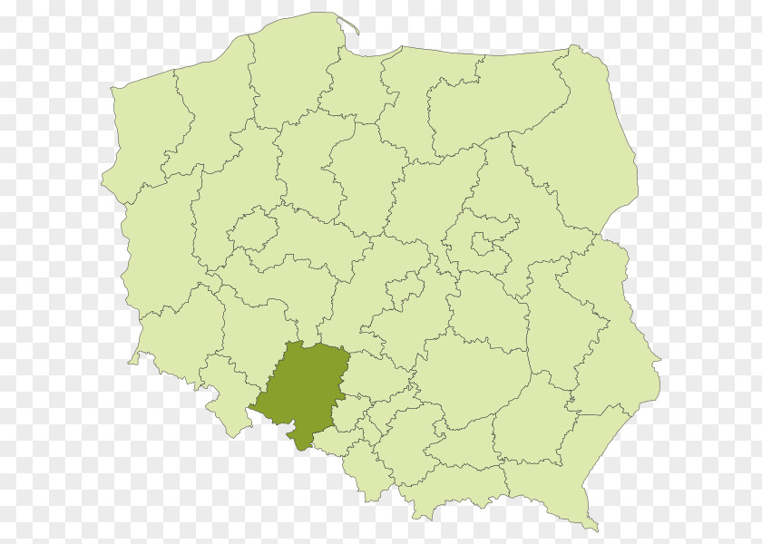 Map Ecoregion Administrative Divisions Of Poland Administratīvi Teritoriālais Iedalījums PNG