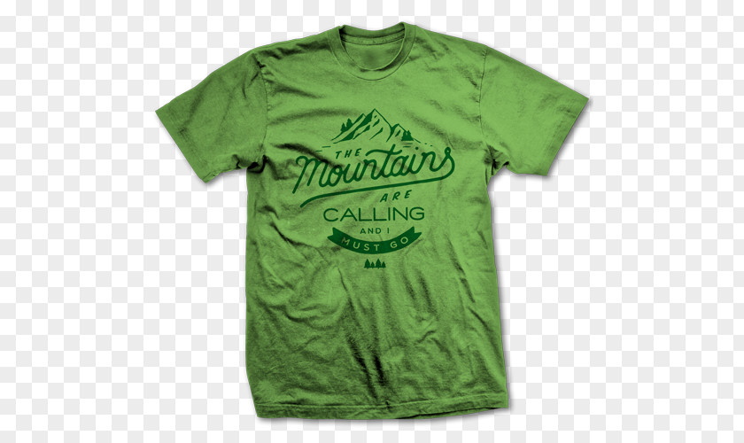 Mountains Calling Tee T-shirt Descendents Clothing Somery PNG