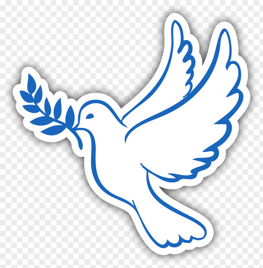Personalized Car Stickers Doves As Symbols Baptism Holy Spirit First Communion Peace PNG