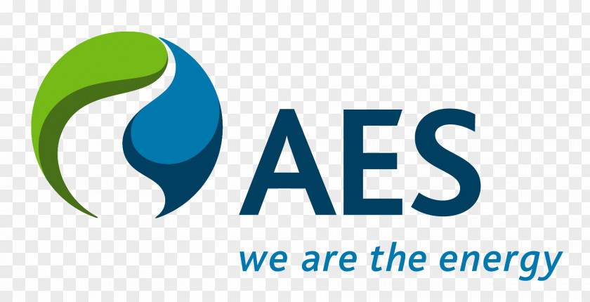 AES Logo Corporation Company Power Station Electric Industry PNG