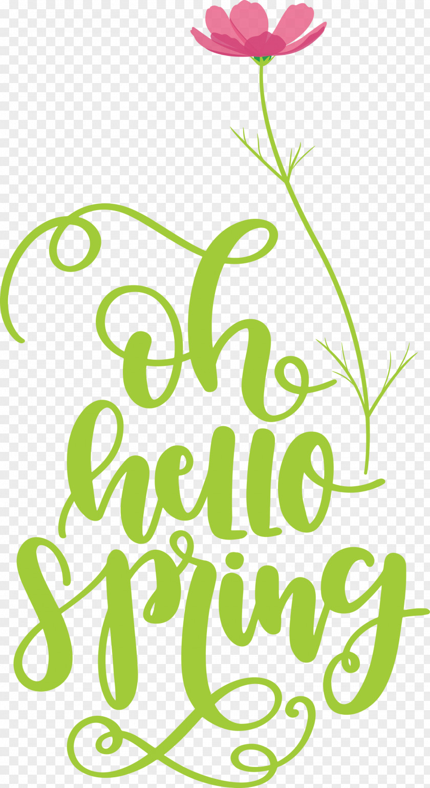 Hello Spring Oh PNG