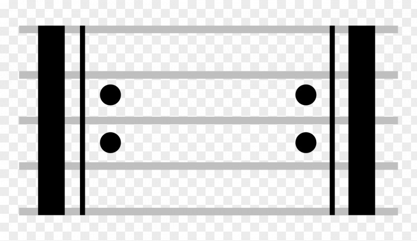 Musical Note Repeat Sign Notation Bar PNG