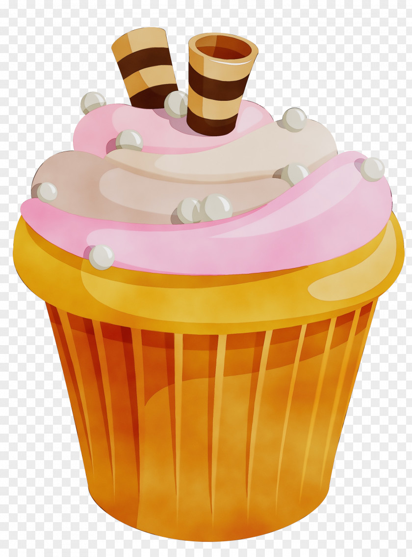 Plastic Cupcake Ice Cream Cone Background PNG