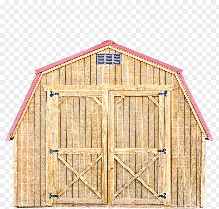 Shed Wood Roof Building Barn PNG