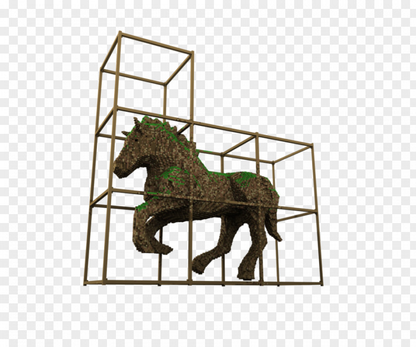 Trojan Horse Minecraft Stallion PNG