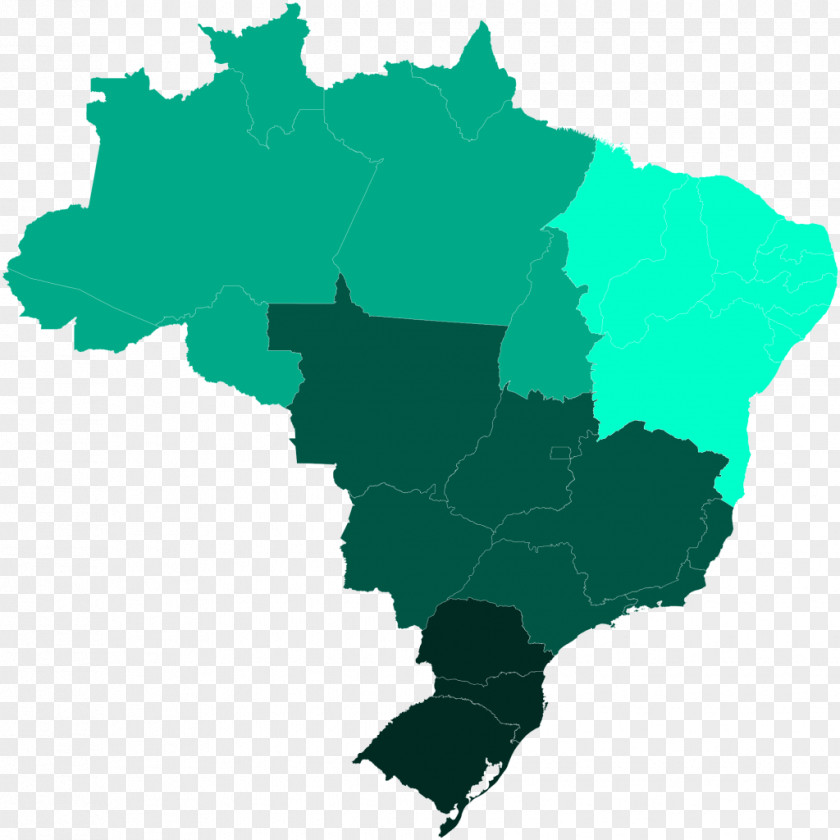 Brazil Map Plug-in PNG