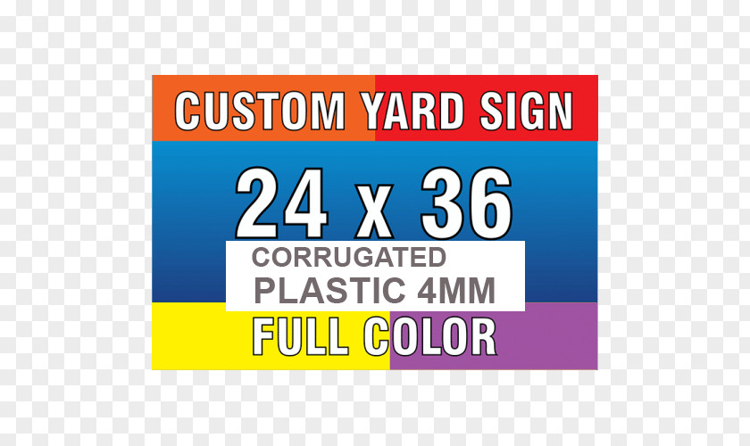 Double Sided Opening Banner Lawn Sign Logo Brand PNG