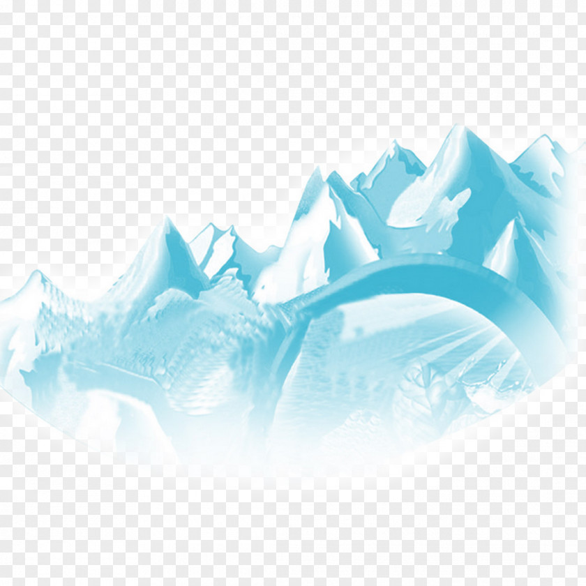 Iceberg Poster Euclidean Vector PNG