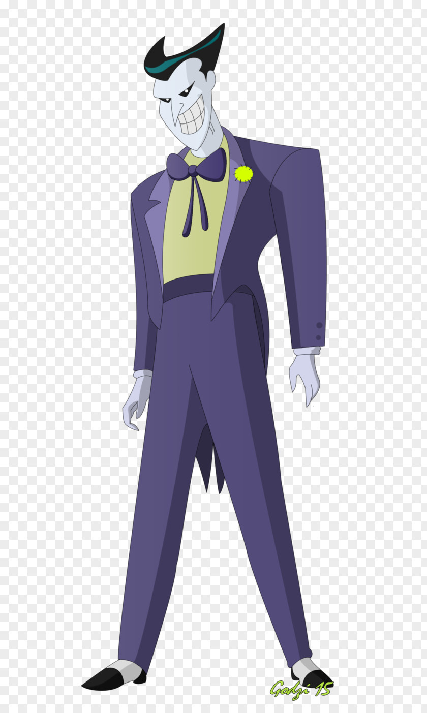New Batman Adventures Joker Costume Design Cartoon PNG