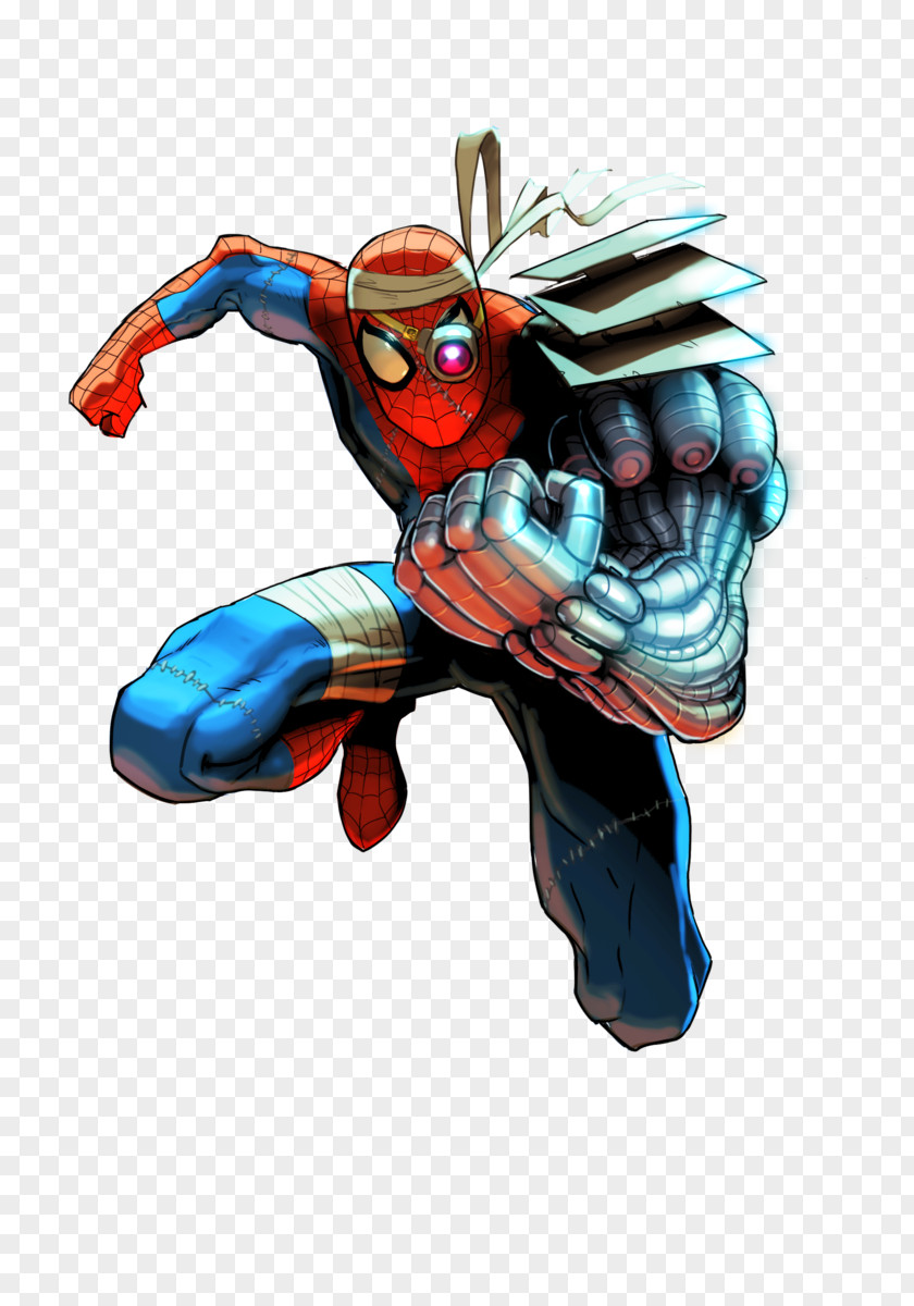 Spiderman Spider-Man Cyborg Electro Nick Fury Spider-Verse PNG