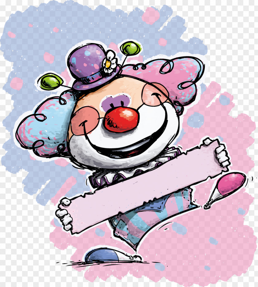 Drawing Clown Royalty-free Illustration PNG