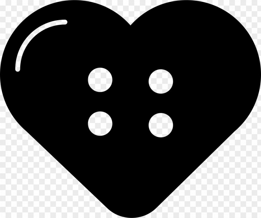 Heartshape Button Line Point Clip Art Heart M-095 PNG
