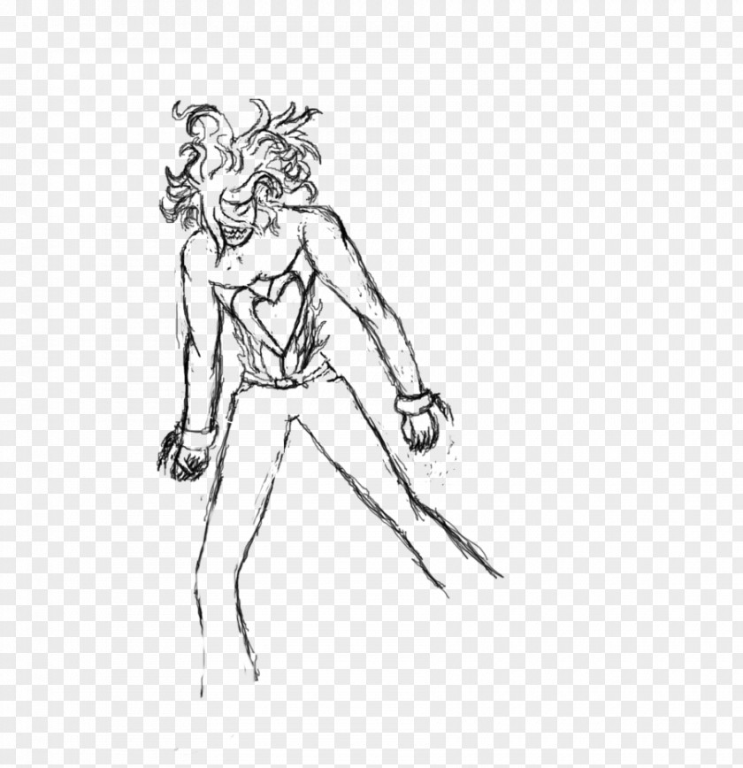 Childlike Innocence Drawing Line Art Finger Sketch PNG