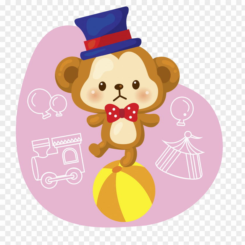 Gentleman Monkey Designer PNG