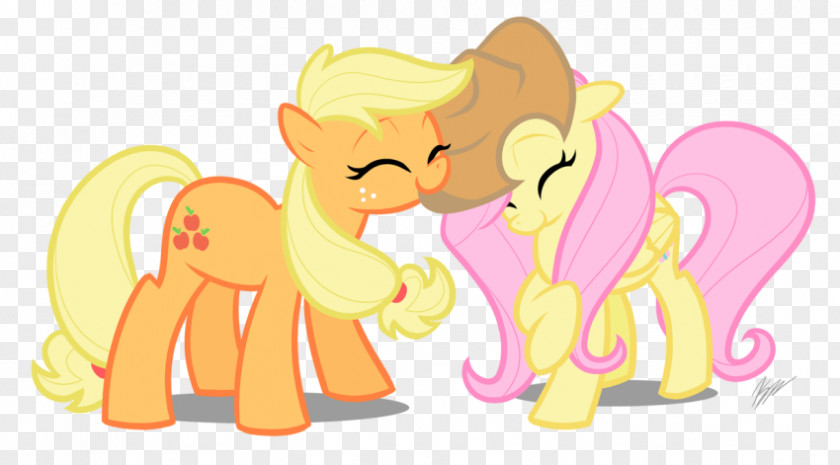 Kitten Pony Applejack Fluttershy PNG